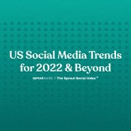 Report preview showing title of the report “US Social Media Trends for 2022 & Beyond.