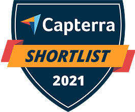 2021 Capterra Shortlist award for Social Media Marketing Software