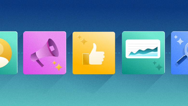 Dynamic visualization of AI in social media with interconnected digital elements and user interfaces, representing data analysis, content generation, and audience engagement.