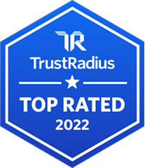 2022 Top Rated award from TrustRadius