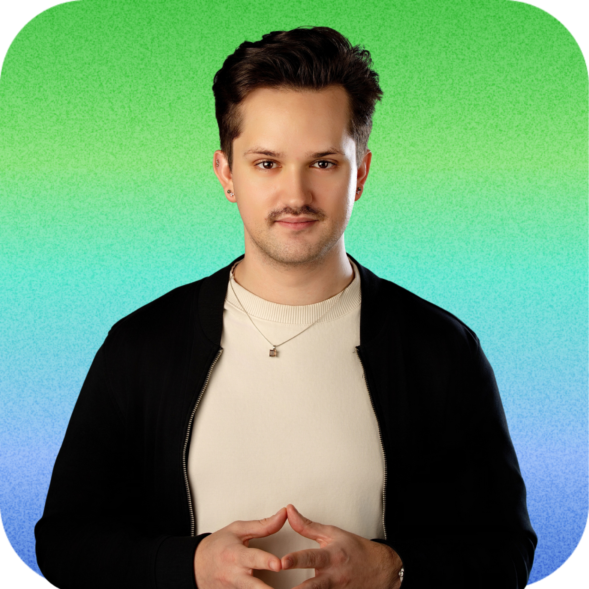 A headshot of Caleb Tolin