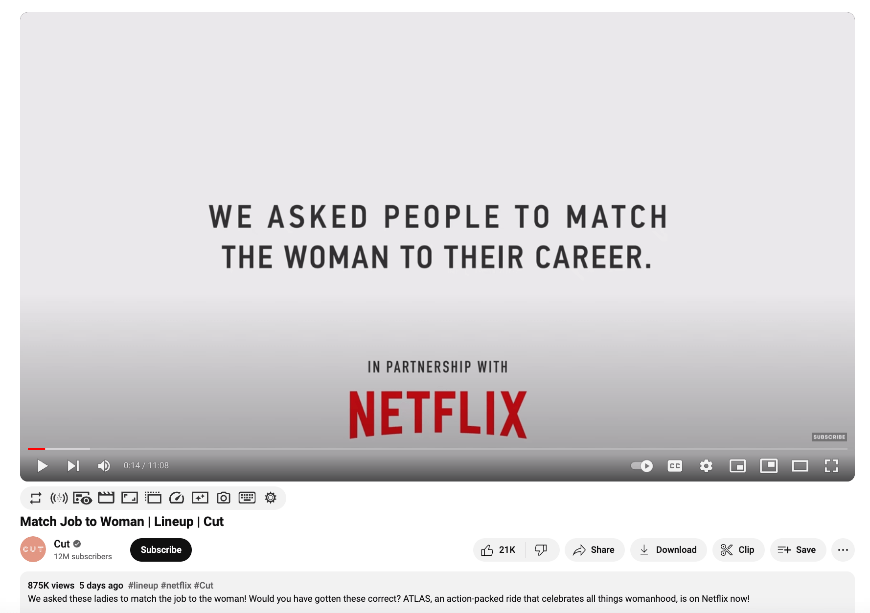 we asked people to match the woman to their career