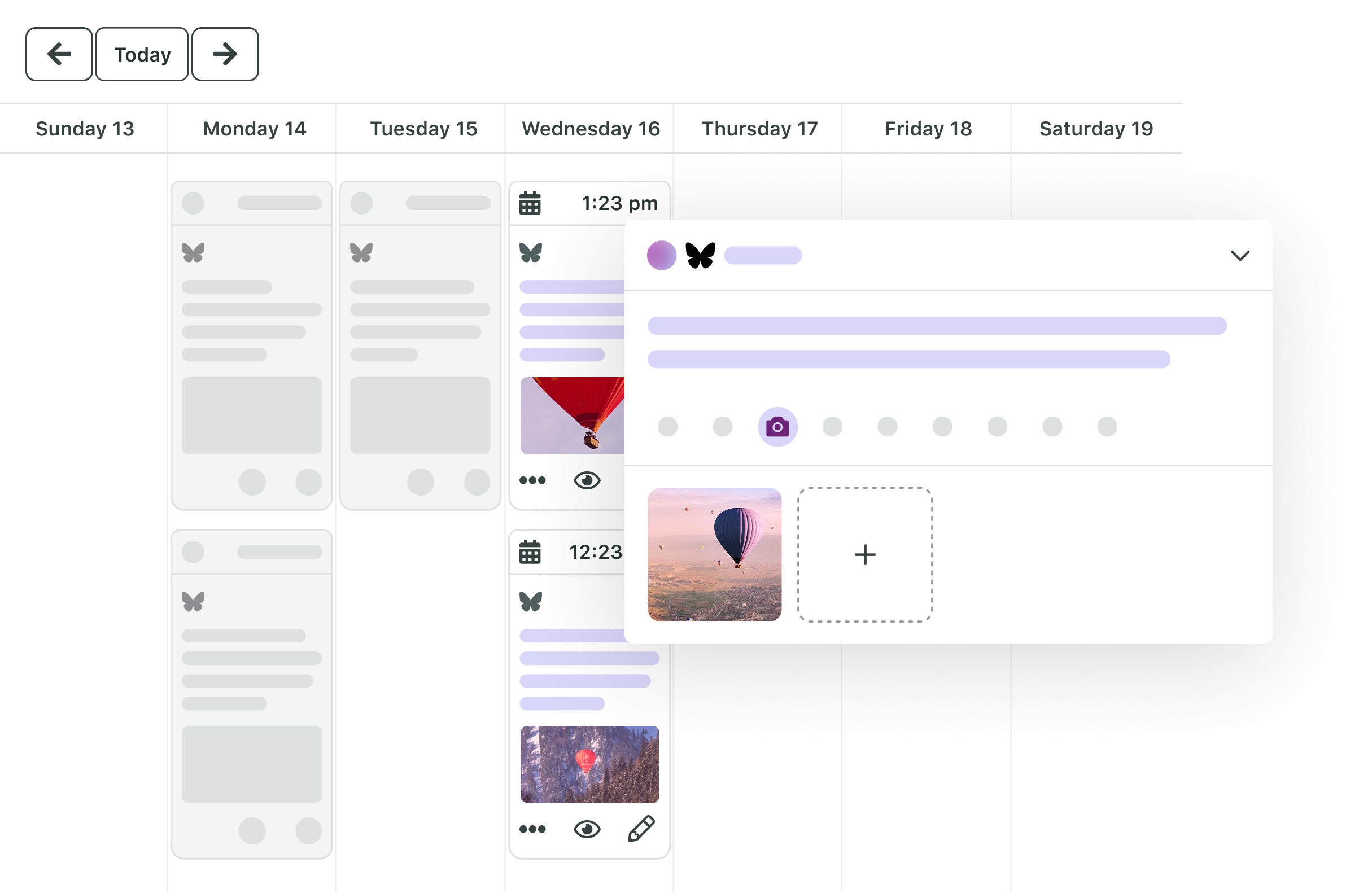 Sprout Social’s visual, drag-and-drop publishing calendar makes it easier to plan out social media campaigns across networks